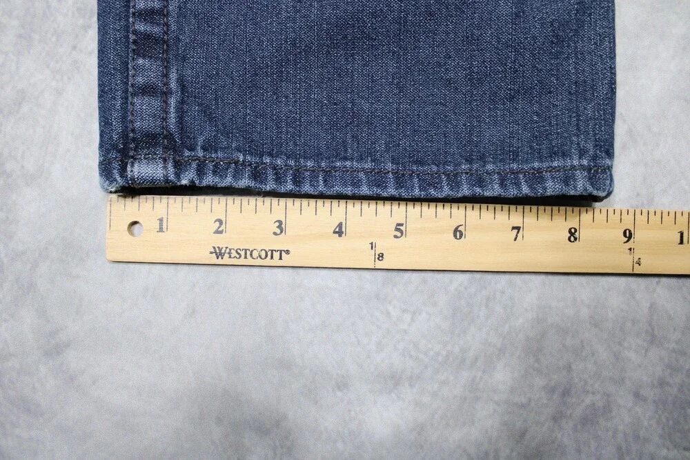 True Religion Billy Big T Jeans Mens 36 Bootcut Blue Whiskered Made USA